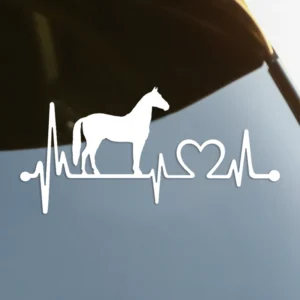 Stickers pour van chevaux 1