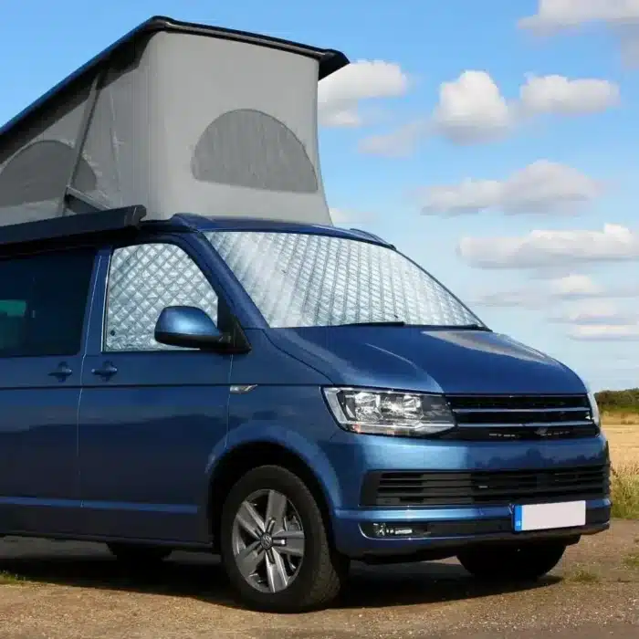 Pare-brise thermique interne pour VW T5 T6, protection de fenêtre ennemi, accessoires de voiture, pare-soleil, 3 pièces 5