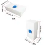 Reservoir d eau camping car 100 litres 1