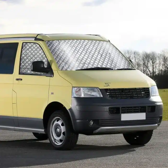 Pare-brise thermique interne pour VW T5 T6, protection de fenêtre ennemi, accessoires de voiture, pare-soleil, 3 pièces 6