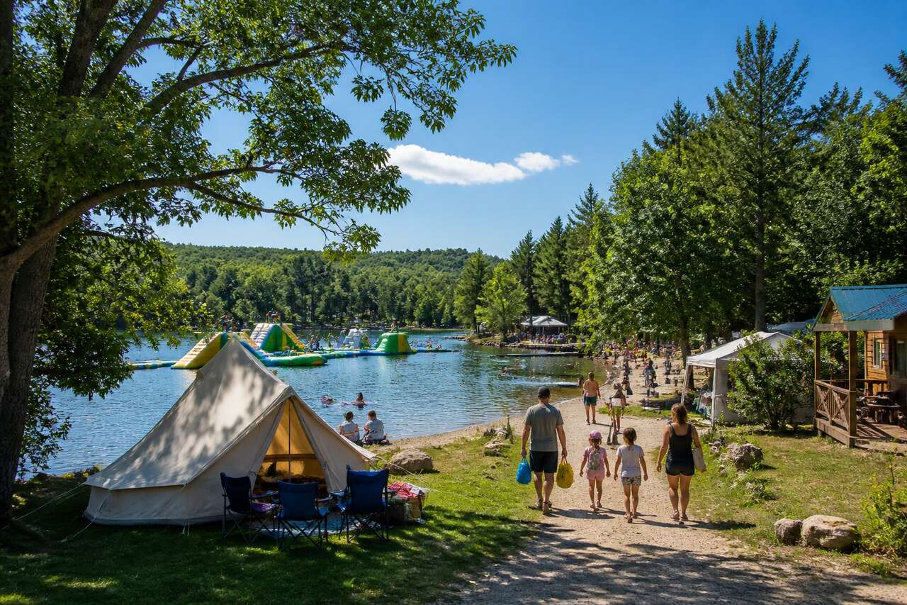 Campings au bord d’un lac avec parc aquatique: pour qui, pour quoi Campings au bord d’un lac avec parc aquatique: pour qui, pour quoi