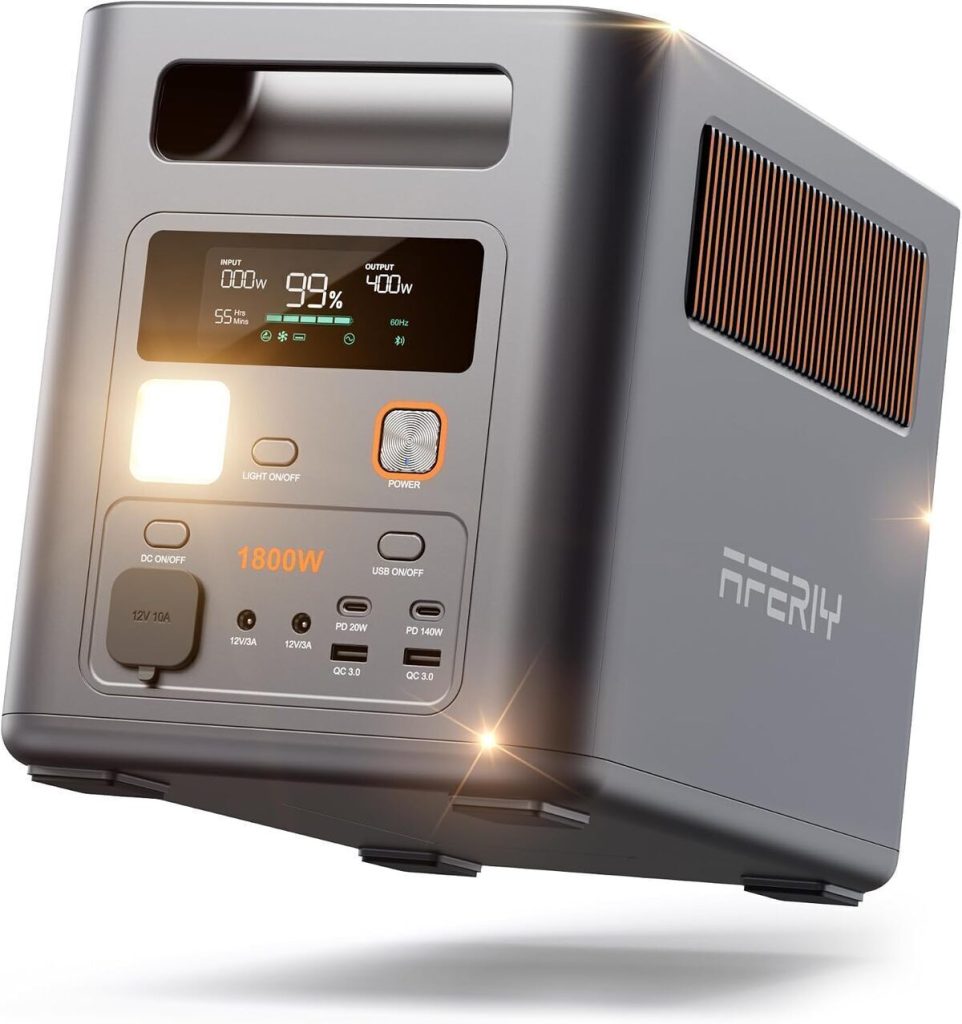 Test de la station électrique AFERIY P180 Pro : puissance portable 1800W