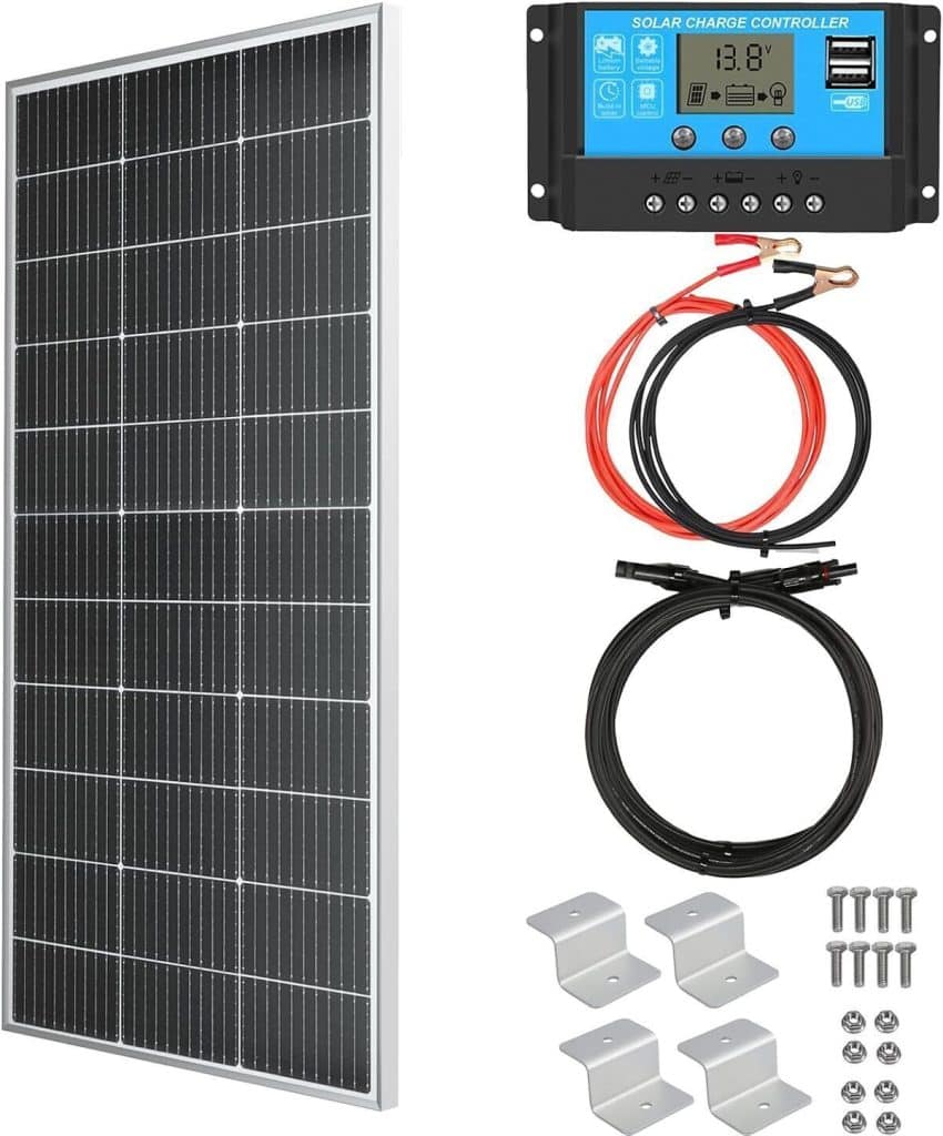 Test du kit panneau solaire XINPUGUANG 150W avec contrôleur 20A