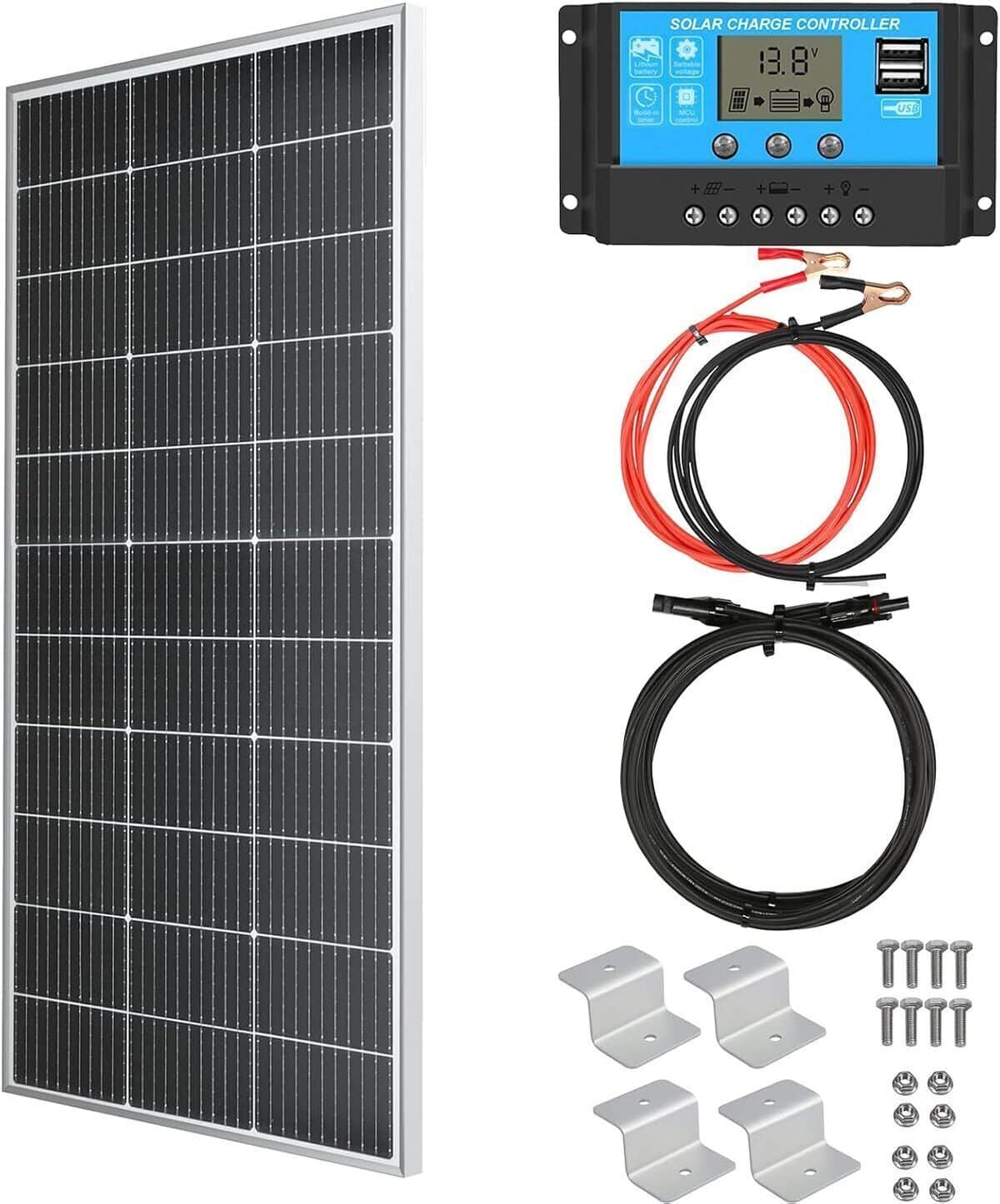 Test du kit panneau solaire XINPUGUANG 150W avec contrôleur 20A