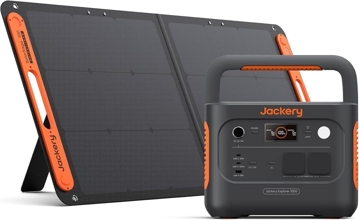 Test de la station électrique portable Jackery E1000 v2 avec panneau solaire 100W
