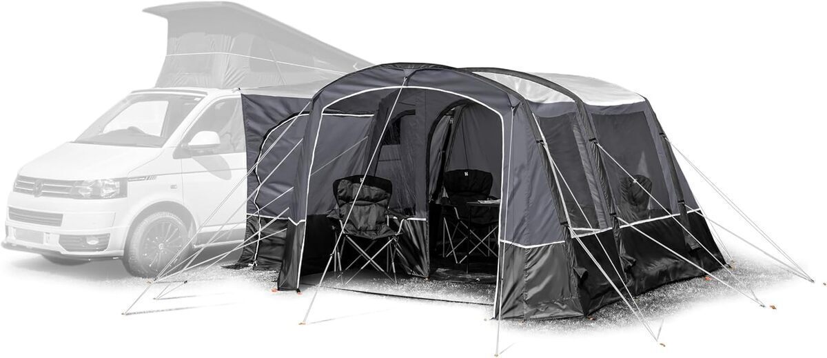 Test de l'auvent Maypole Warwick air driveaway pour camping-cars
