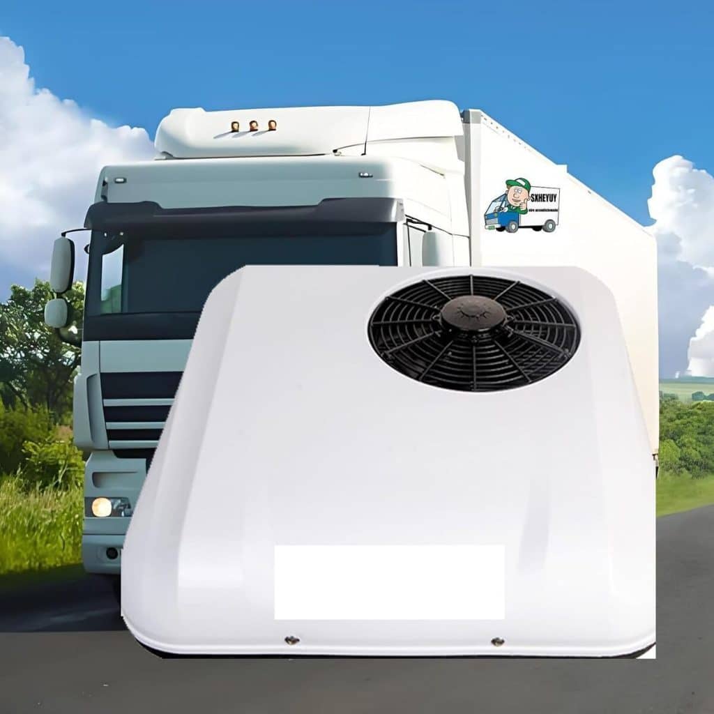 Test du climatiseur de toit SXHEYUY 24V ultra-mince pour véhicules de loisirs