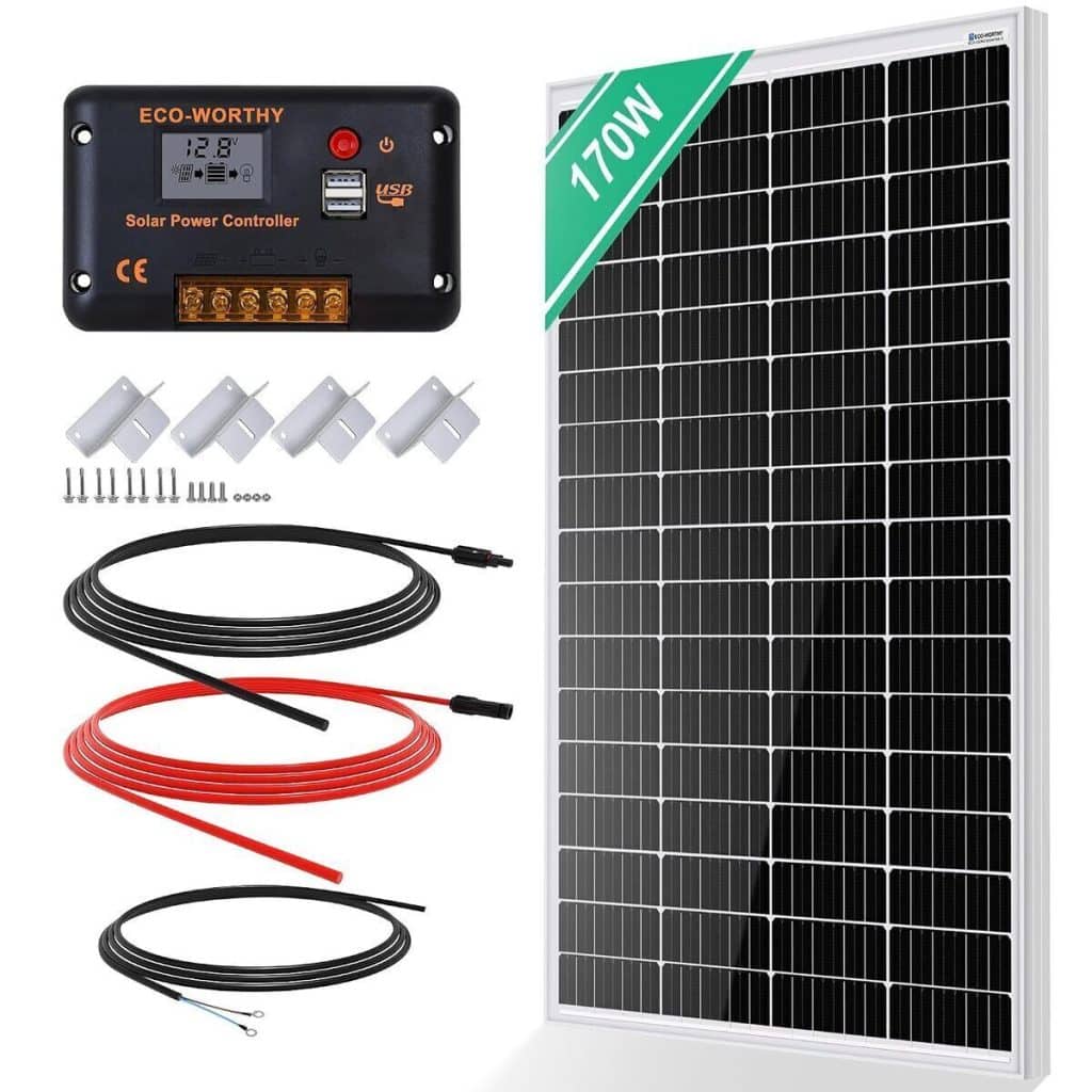 Test du kit solaire ECO-WORTHY 170W pour camping-car et plus