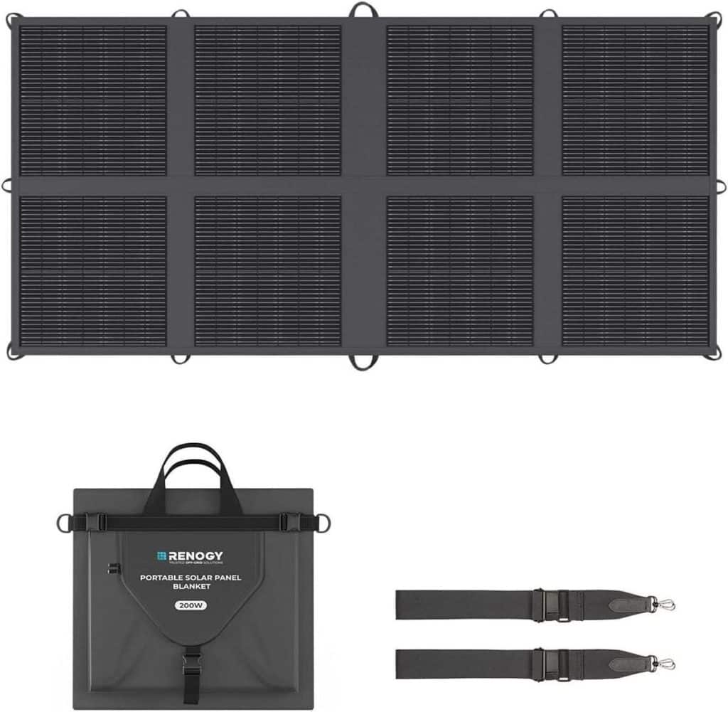 Test du panneau solaire pliable Renogy 200 W haute efficacité