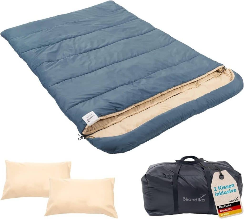 Test du sac de couchage double Skandika Oppdal pour 2 personnes