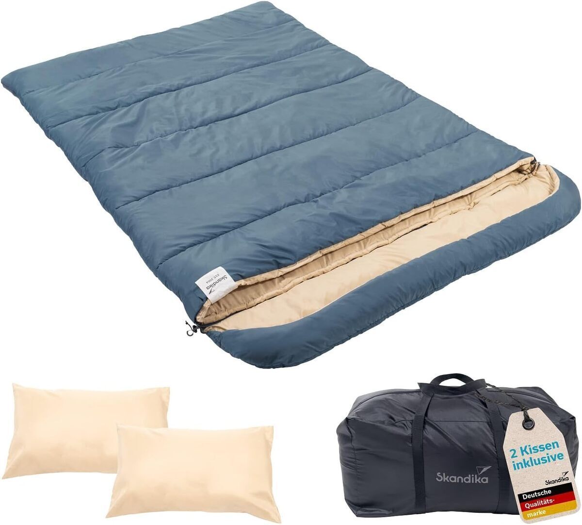 Test du sac de couchage double Skandika Oppdal pour 2 personnes