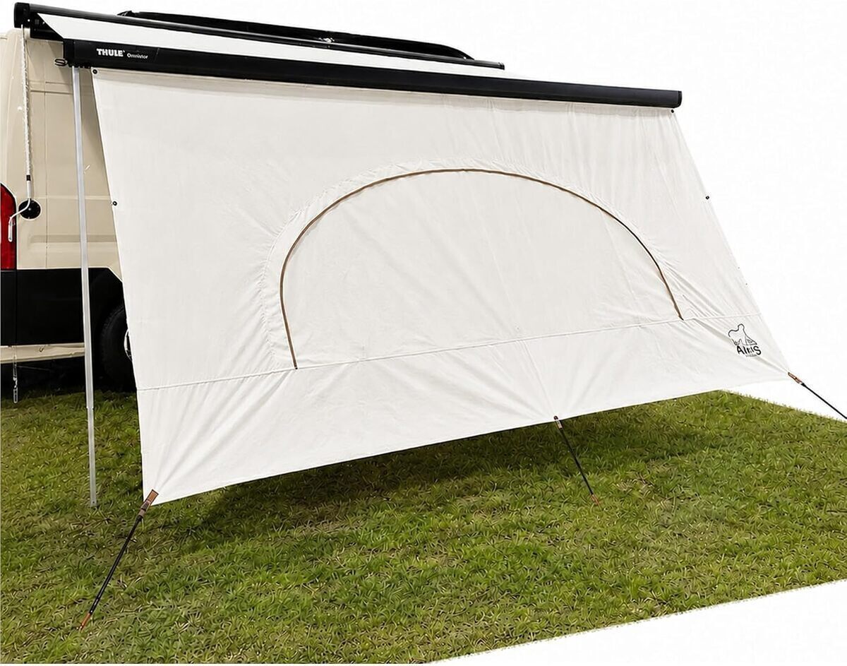 Test paroi avant AIRIS pour camping-car : protection solaire et brise-vue