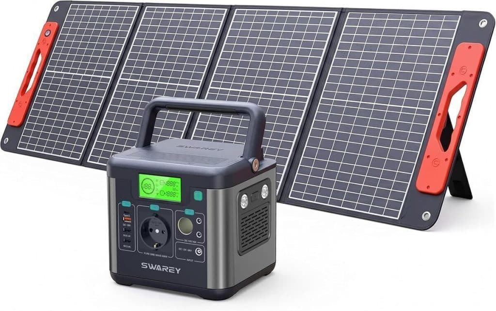 Test Swarey kit énergie solaire portable : générateur 300W et panneau pliable 100W