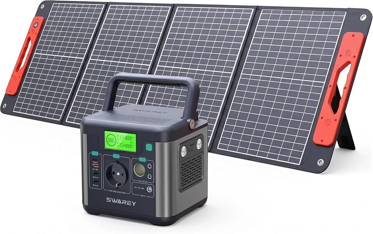 Test Swarey kit énergie solaire portable : générateur 300W et panneau pliable 100W