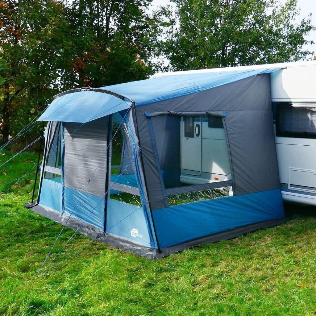 Test : tente de caravane Your GEAR Malibu étanche 350 cm