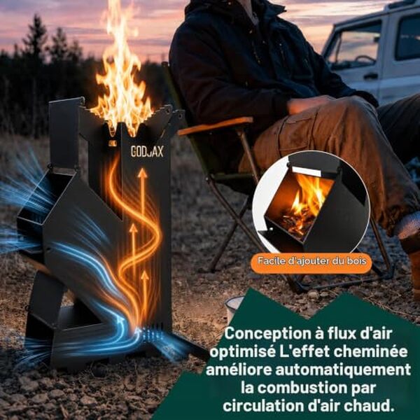 Découvrez notre test complet du poêle à bois portable Rocket Stove : efficacité, avantages et conseils pour réussir vos cuissons en camping et en plein air.