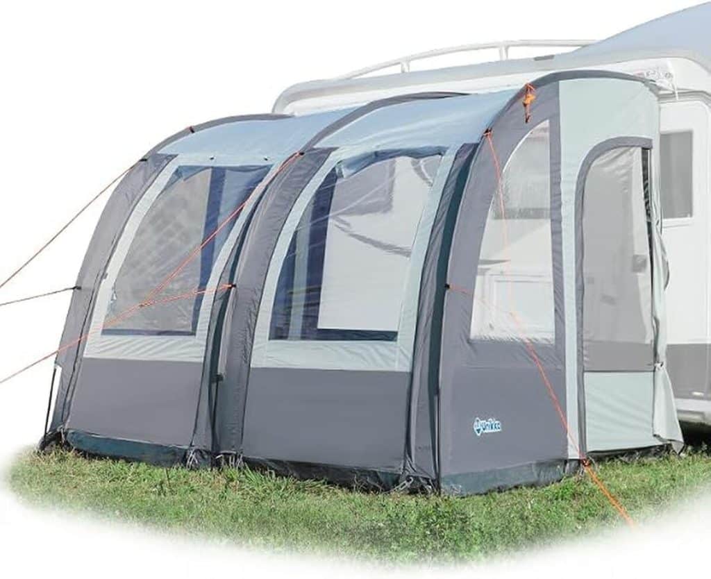 Test : auvent Unikka Weekender en fibre de verre 260 cm