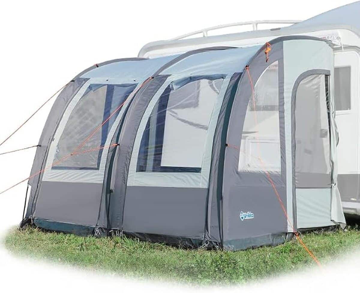 Test : auvent Unikka Weekender en fibre de verre 260 cm