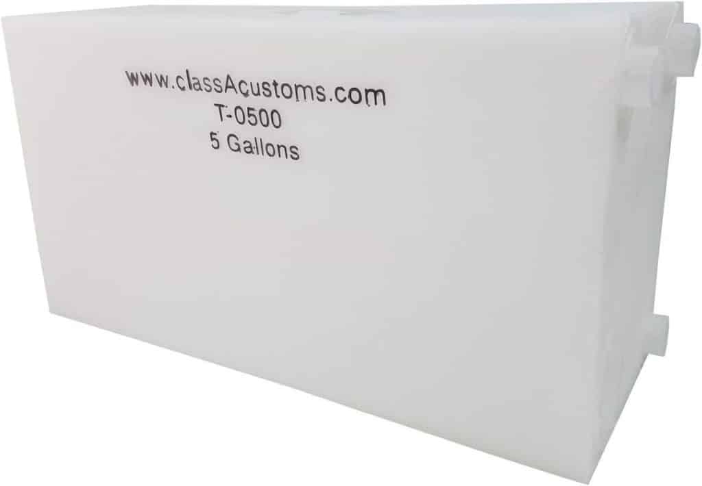 Test du réservoir Class A Customs T-0500 : 5 gallons d'efficacité pour camping-car