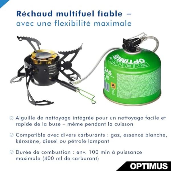 Découvrez notre test détaillé du réchaud multicombustible Optimus Polaris Optifuel : performances, polyvalence et fiabilité pour vos aventures en plein air. 