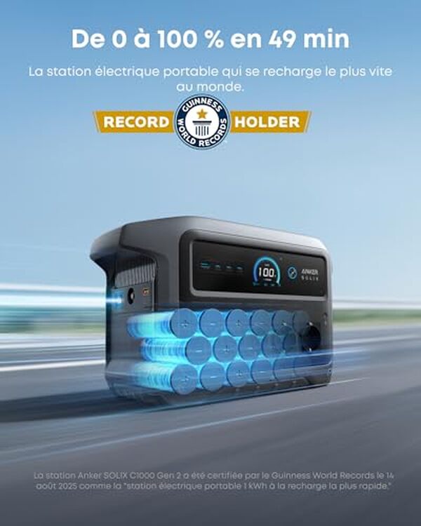 Découvrez notre test complet de la station électrique Anker SOLIX C1000 Gen 2. 2000 W de puissance, autonomie exceptionnelle et performances à la hauteur de vos attentes. 