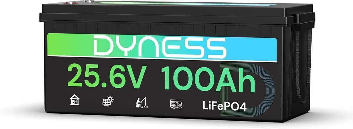 Test : batterie lithium Dyness 24V 100Ah LiFePO4 avec BMS pour camping-car et solaire