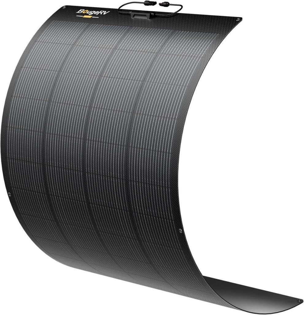 Test BougeRV Arch Pro 200W : panneau solaire souple haute efficacité
