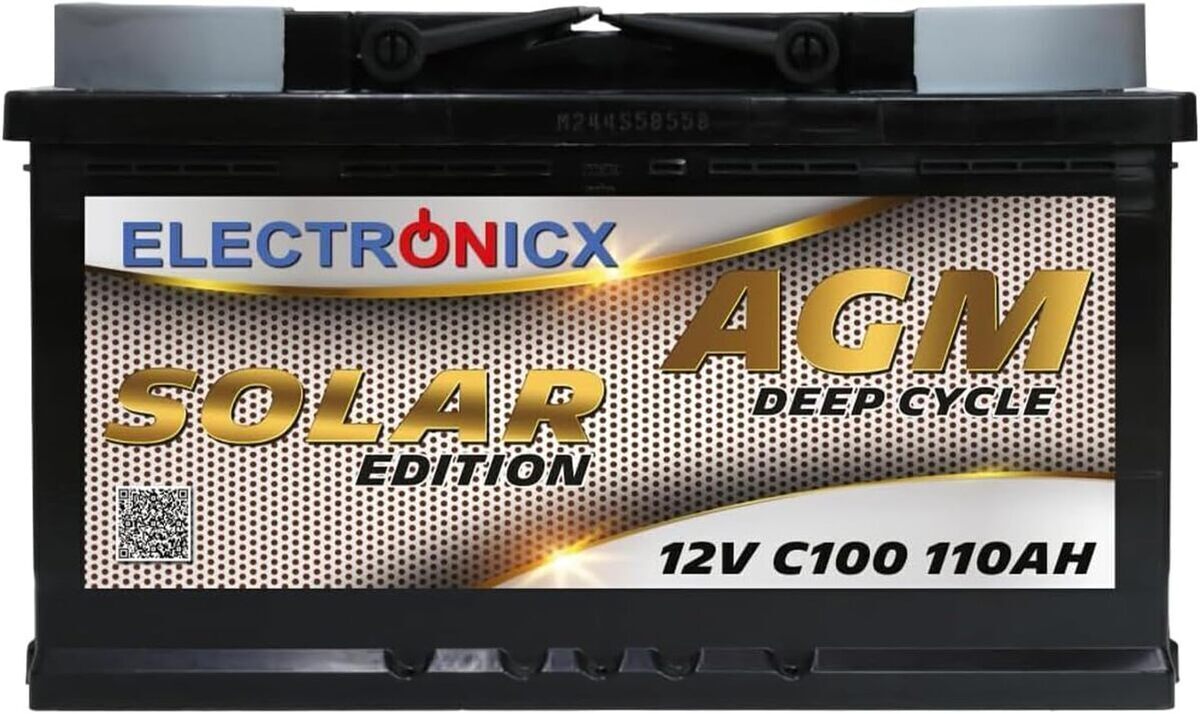Test de la batterie AGM Electronicx 110Ah : performance solaire et autonomie