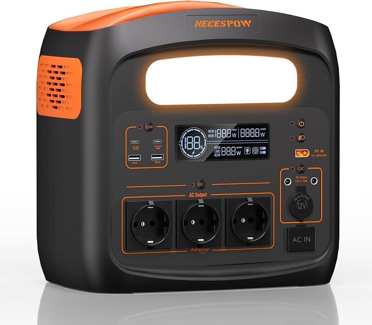 Test de la station d'alimentation portable 1800 W : puissance et polyvalence