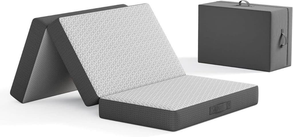 Test du matelas pliable Vesgantti 140x190 : idéal pour voyages et invités