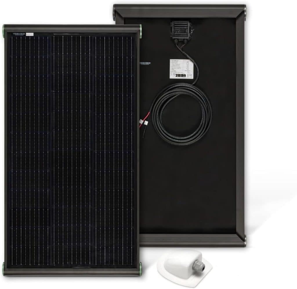 Test du panneau solaire Moscatelli 240W black boost pour camping-car