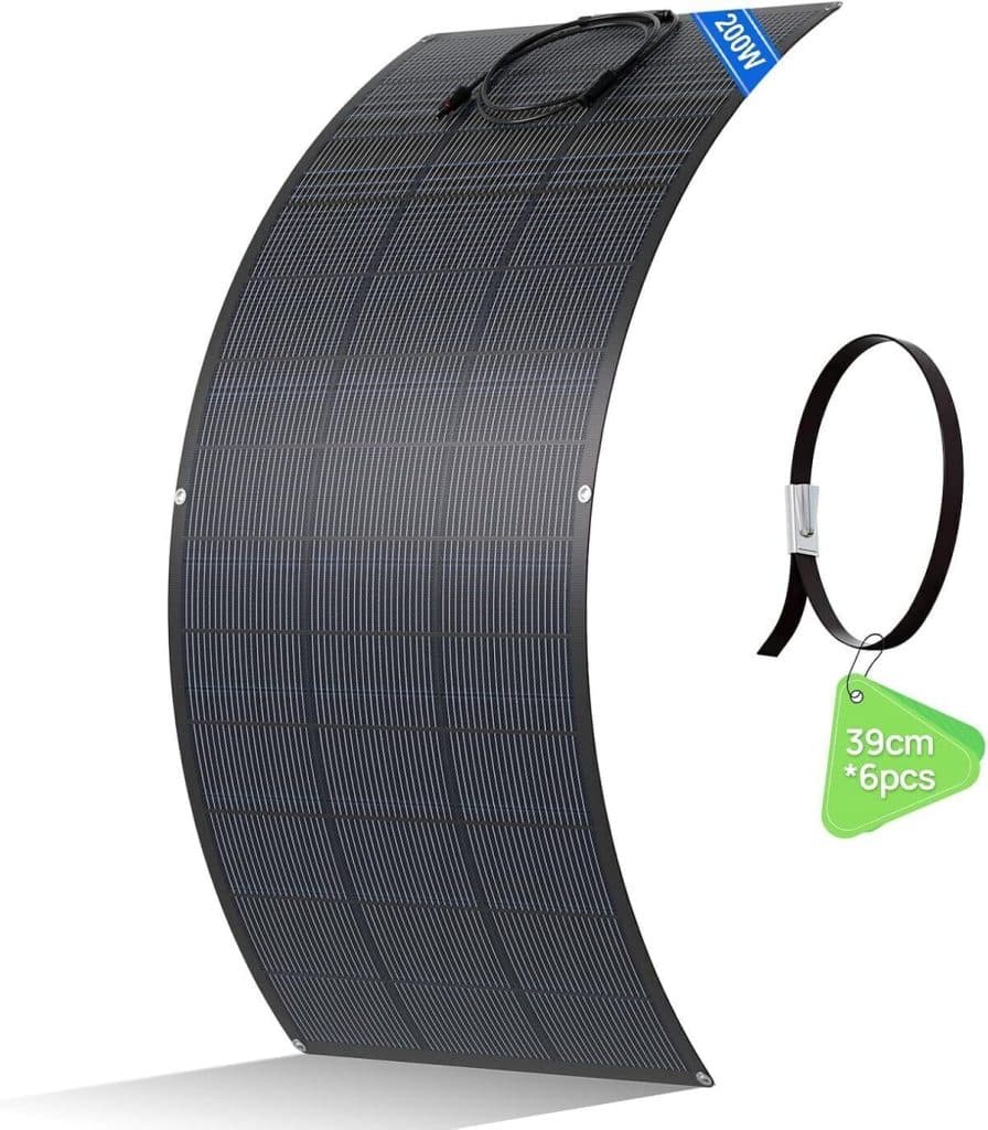 Test du panneau solaire souple 200W Eco-Worthy : performance et polyvalence