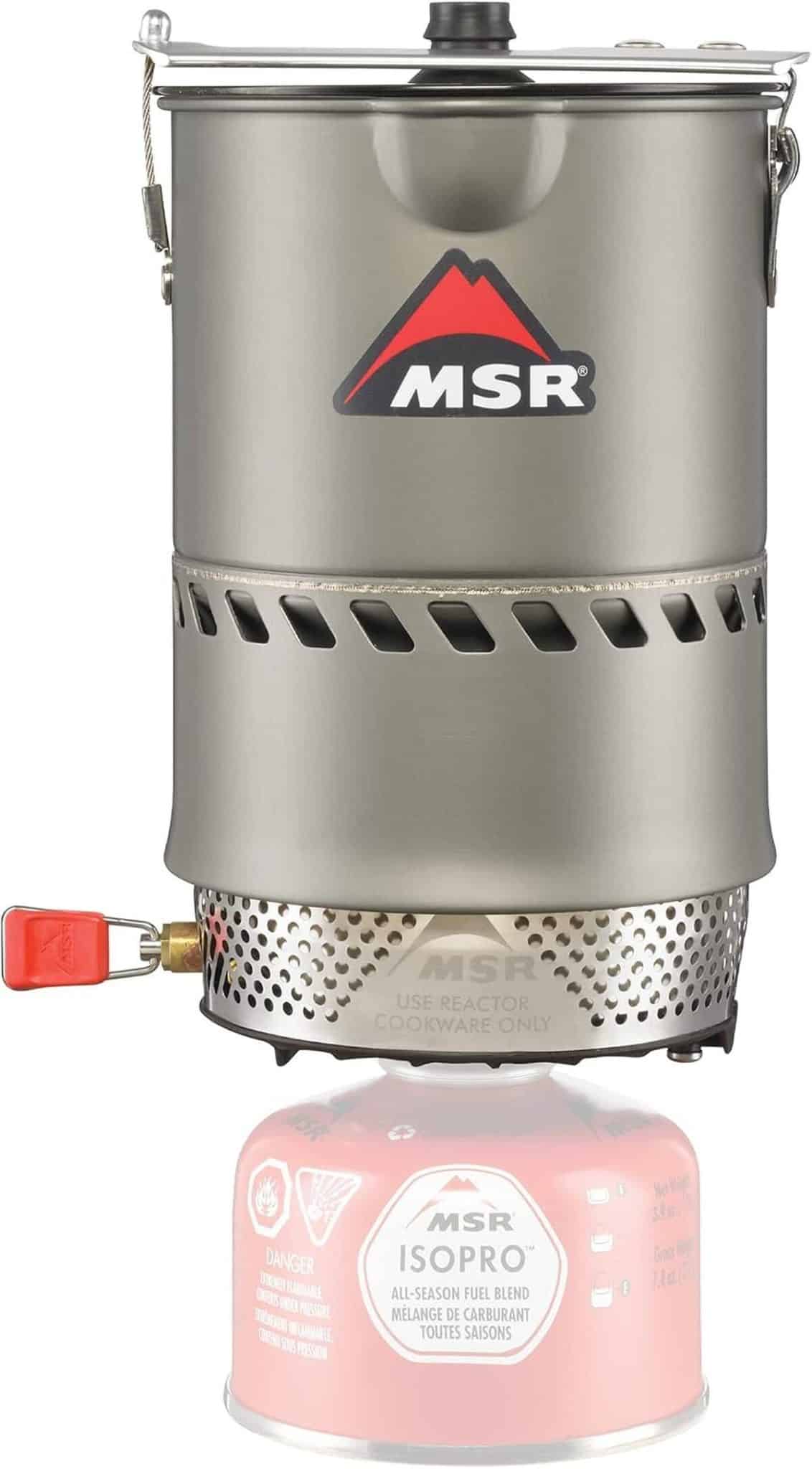 Test du réchaud coupe-vent MSR Reactor 1 l 2026