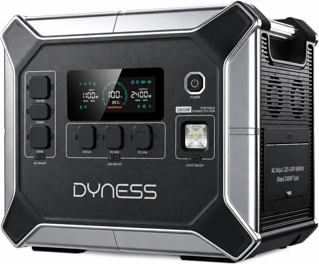 Test Dyness : station électrique portable 2400W, puissance et polyvalence