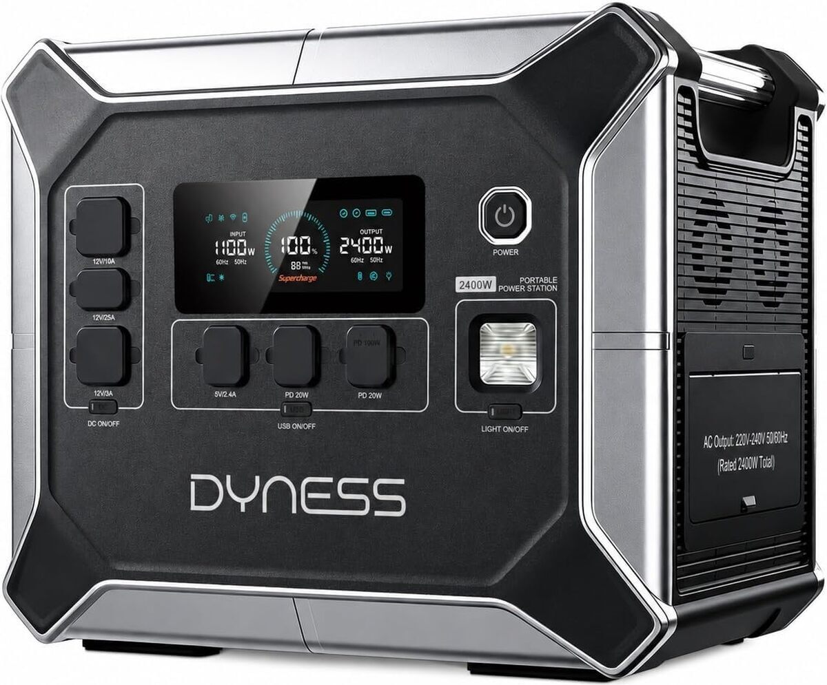Test Dyness : station électrique portable 2400W, puissance et polyvalence