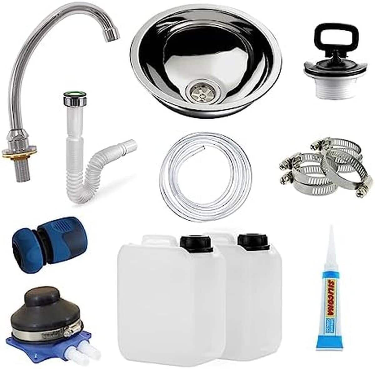 Test : express Water Kit Plus, évier portable en acier inox avec commande à pédale