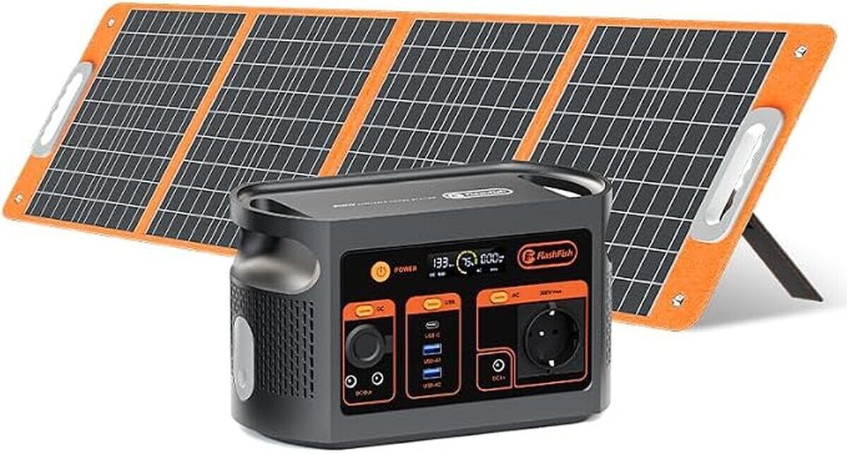 Test : générateur électrique portable FlashFish 300W avec panneau solaire