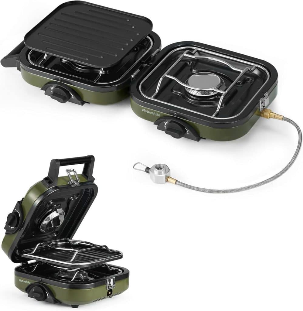 Test : naturehike réchaud à gaz 2 en 1 pliable
